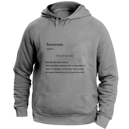 Felpa Unisex con Cappuccio Large
