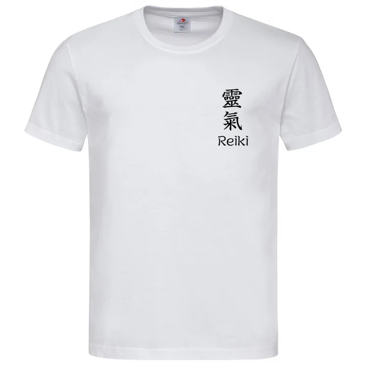 T-Shirt uomo fit kanji Reiki - colori chiari