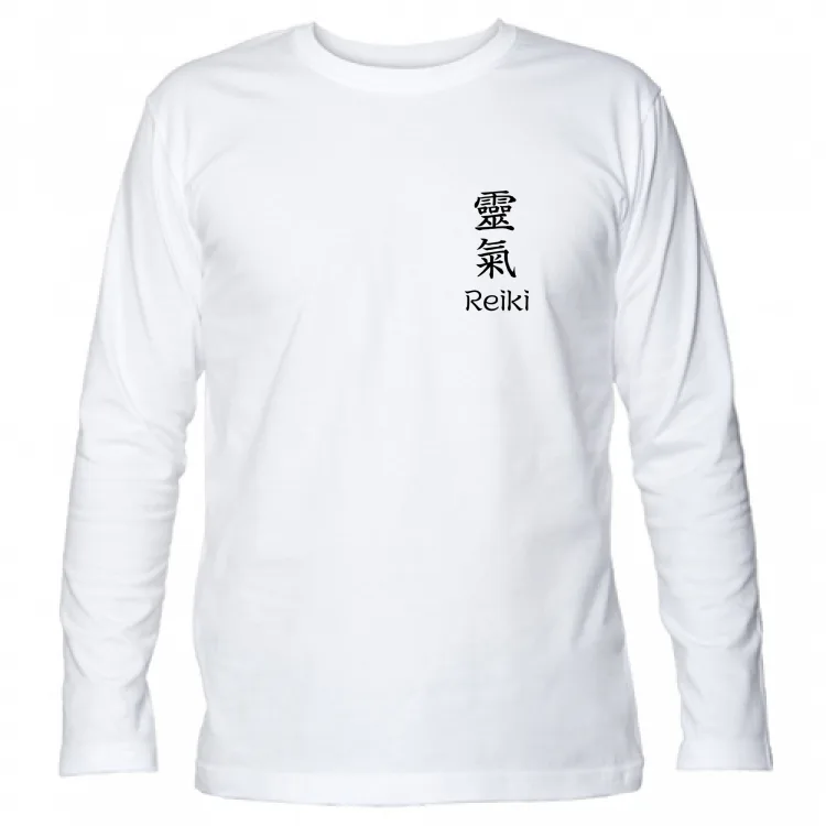 T-Shirt unisex a maniche lunghe con kanji Reiki