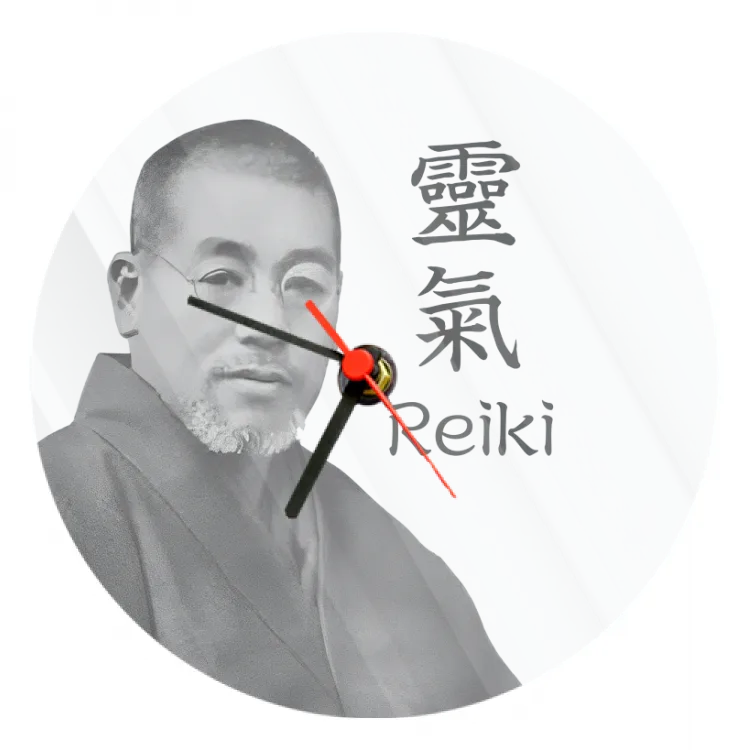 Orologio Vetro Tondo Reiki