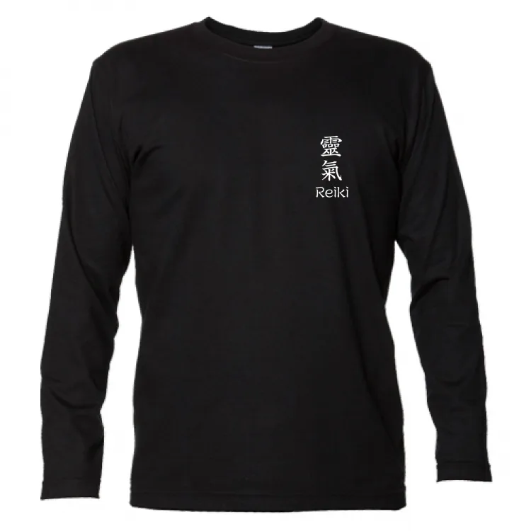 T-Shirt unisex maniche lunghe kanji Reiki - colori
