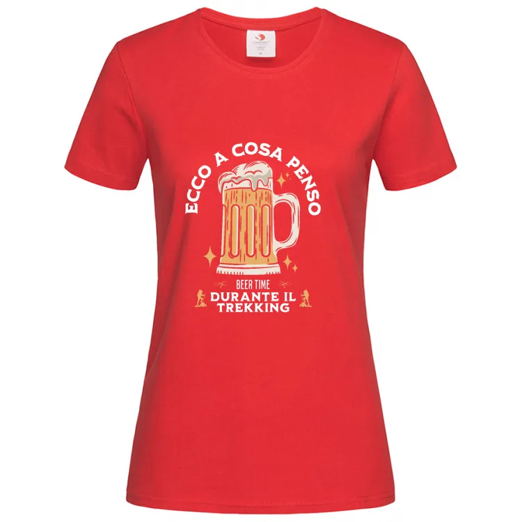 Ecco a cosa penso T-shirt Birra
