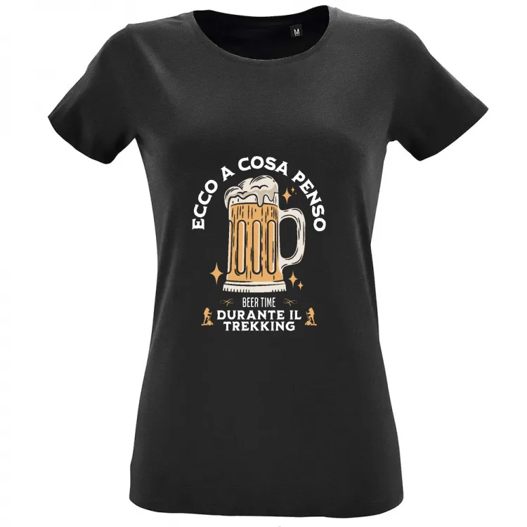 Ecco a cosa penso T-shirt Birra