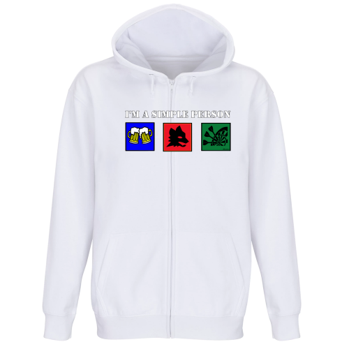 Felpa Premium Cappuccio Zip