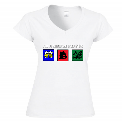T-Shirt Donna Scollo V