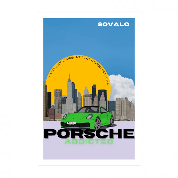 Canvas Porsche Addicted
