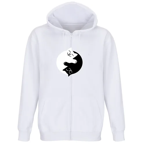 Felpa Premium Cappuccio Zip