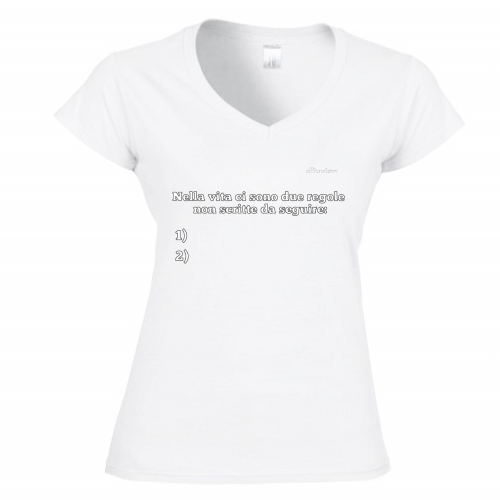 T-Shirt Donna Scollo V
