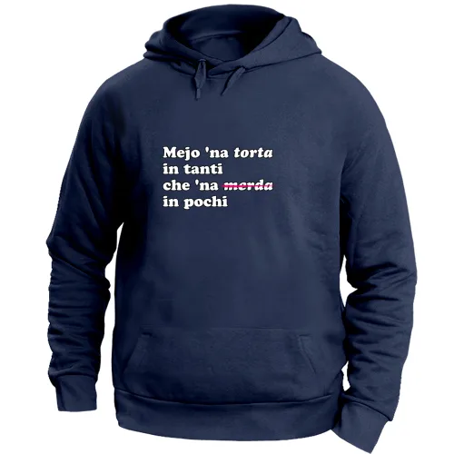 Felpa Unisex con Cappuccio Large