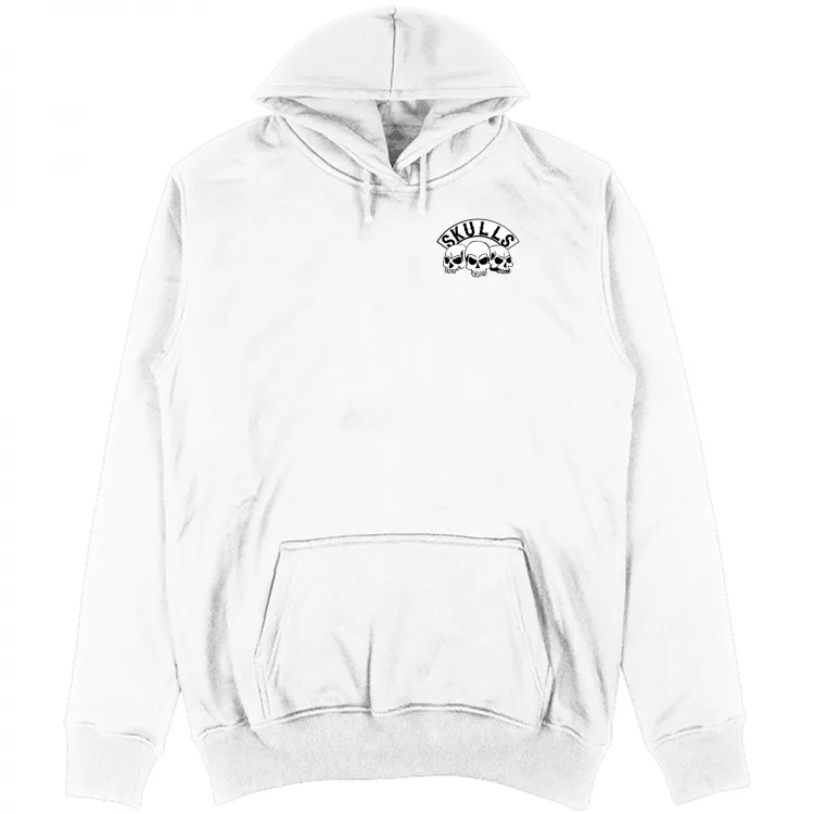Skulls hoodie poker