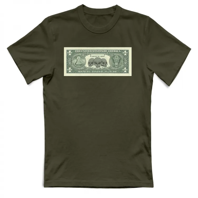Skulls dollar t-shirt
