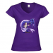 T-shirt à col en V pour femmes 15.00 &euro;