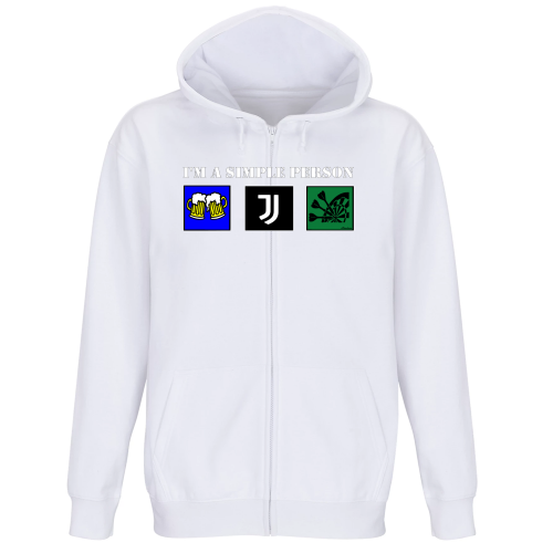 Felpa Premium Cappuccio Zip
