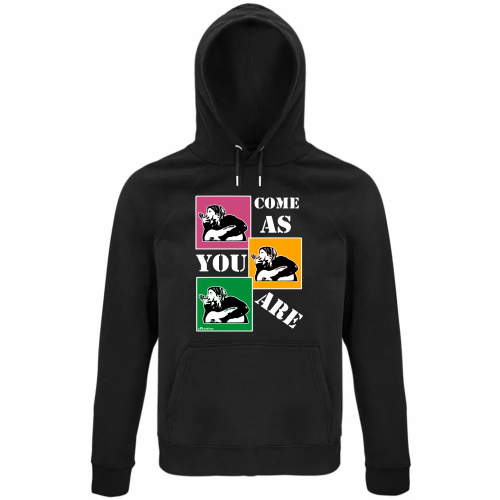 Felpa Organica Unisex Cappuccio
