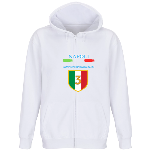 Felpa Premium Cappuccio Zip