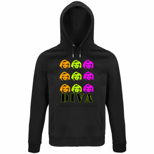 Felpa Organica Unisex Cappuccio