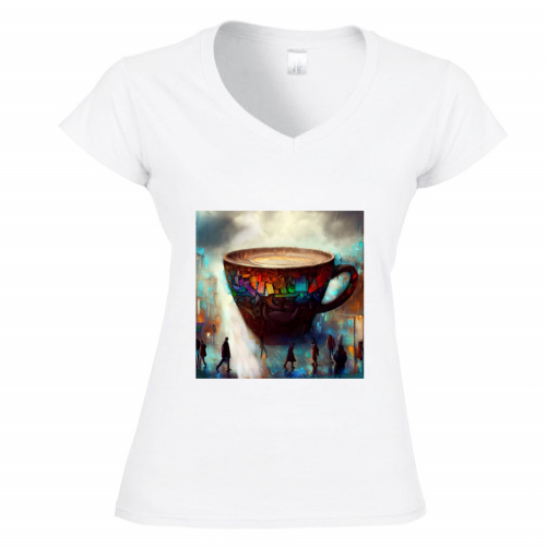 T-Shirt Donna Scollo V