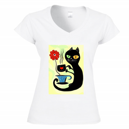 T-Shirt Donna Scollo V