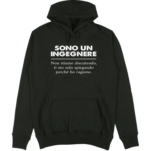 Felpa Unisex con Cappuccio 