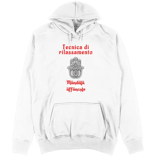 Felpa Unisex con Cappuccio