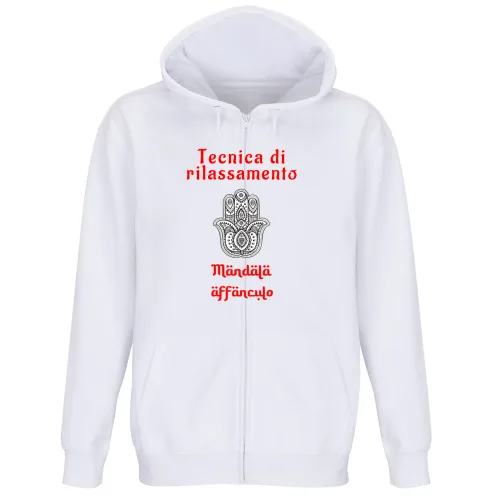 Felpa Premium Cappuccio Zip