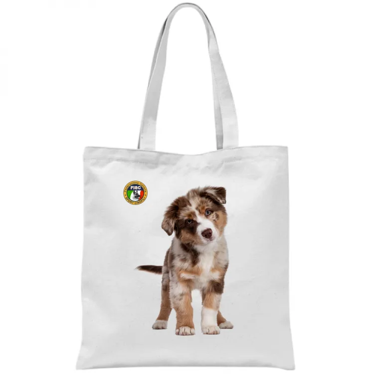 BORSA DI TELA CANE E CITAZIONE logo