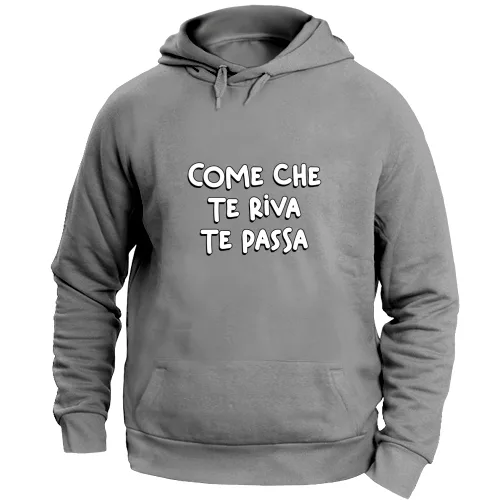 Felpa Unisex con Cappuccio Large
