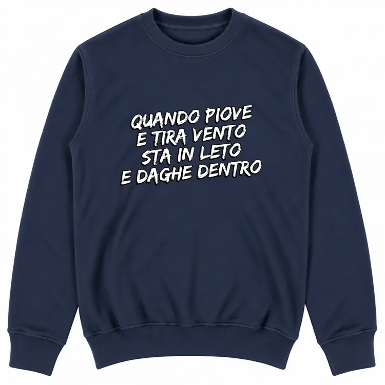 QUANDO PIOVE E TIRA VENTO