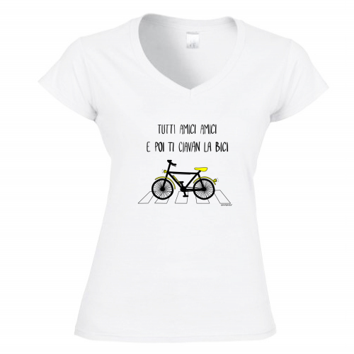 T-Shirt Donna Scollo V
