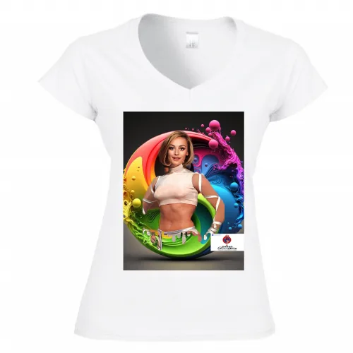 T-Shirt Donna Scollo V