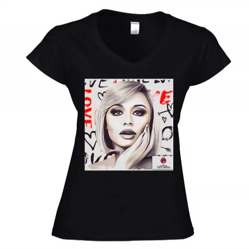 T-Shirt Donna Scollo V