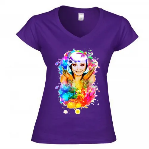T-Shirt Donna Scollo V