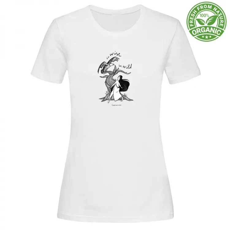 Wise and Wild - T-shirt Woman Organic