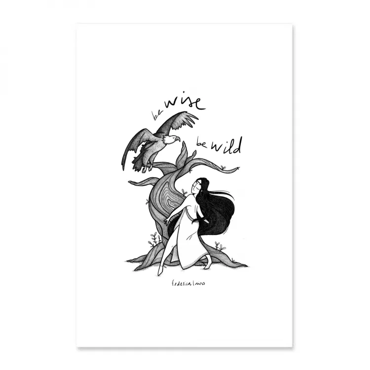 Wise and Wild - Poster 30x45