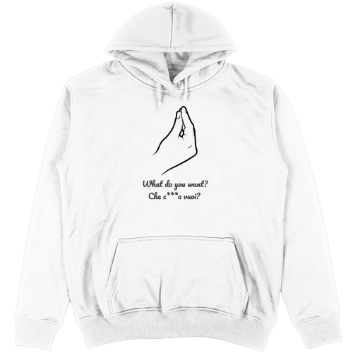 Felpa Unisex con Cappuccio