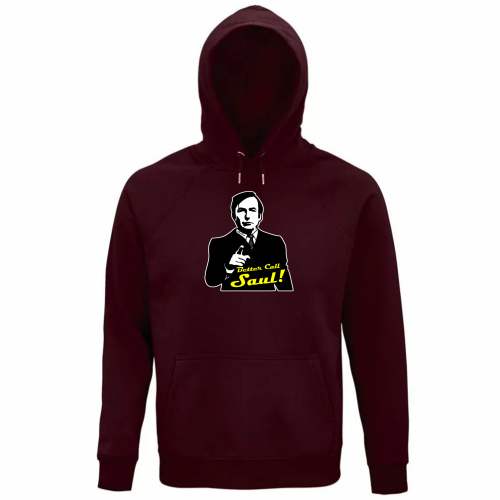 Felpa Organica Unisex Cappuccio