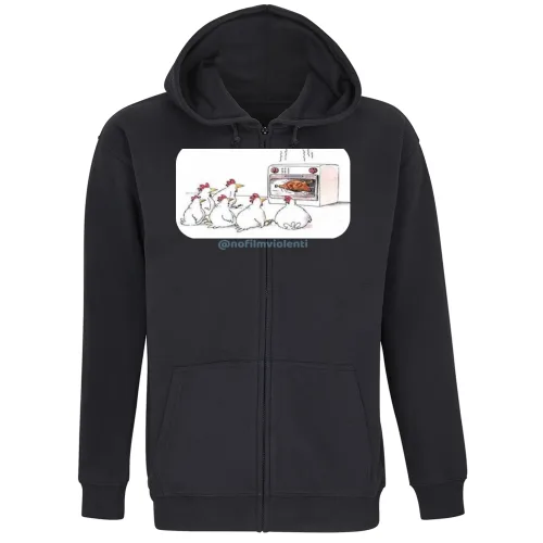 Felpa Premium Cappuccio Zip