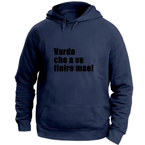 Felpa Unisex con Cappuccio Large