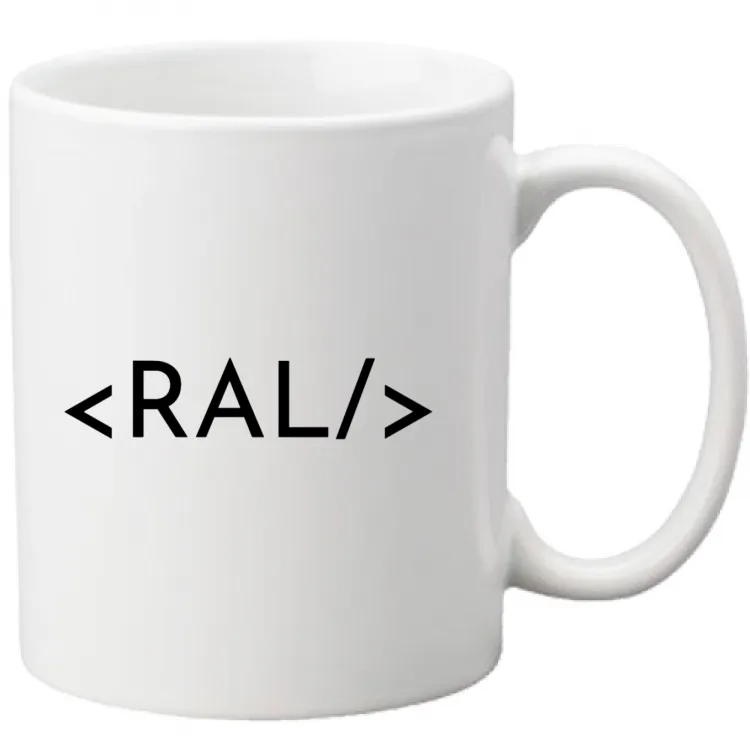 Mug white RAL