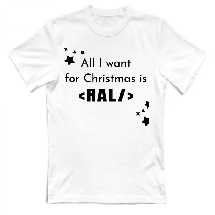 Christmas RAL Tshirt Unisex White