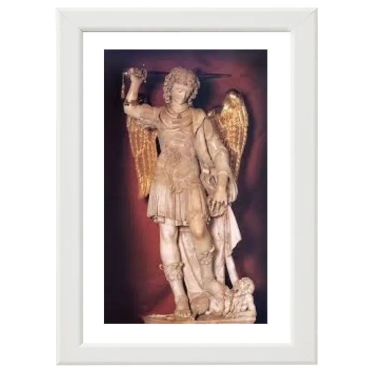 Quadro Statua San Michele