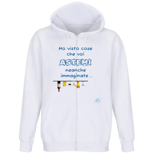 Felpa Premium Cappuccio Zip