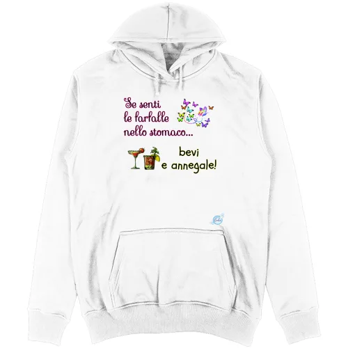 Felpa Unisex con Cappuccio