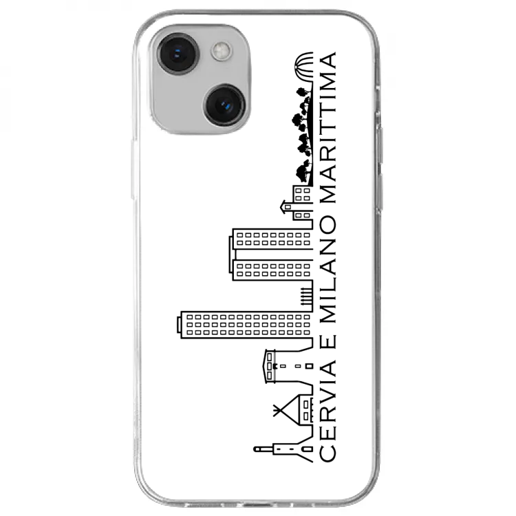 iPhone 13 cover trasparente/nero