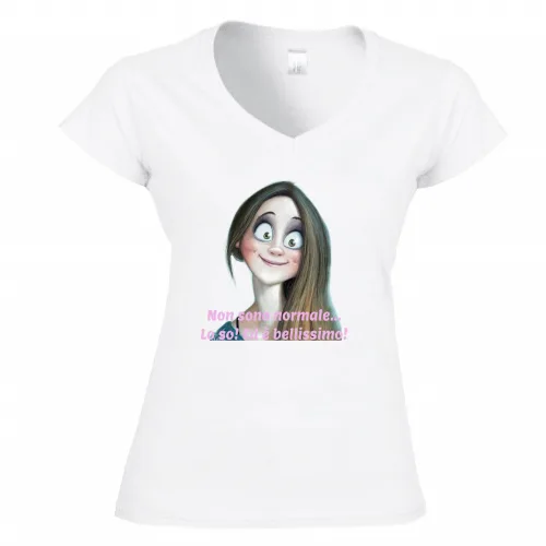 T-Shirt Donna Scollo V