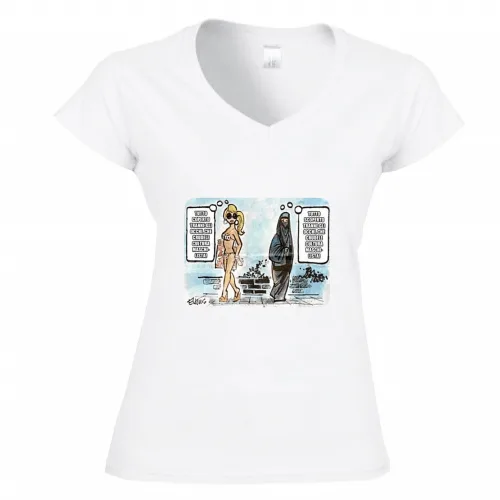 T-Shirt Donna Scollo V