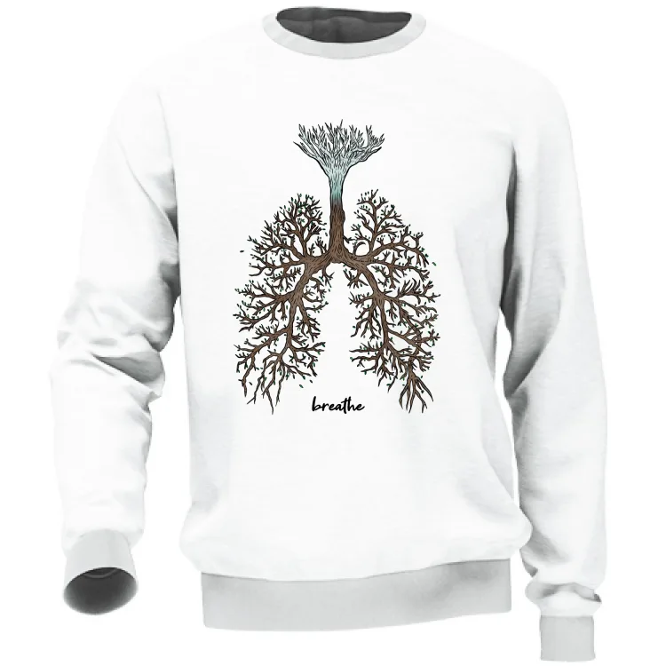Breathe - scritta nera