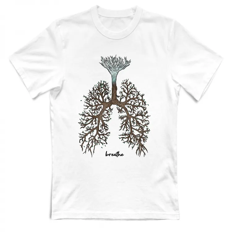Breathe - scritta nera