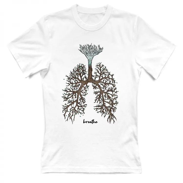 Breathe - scritta nera