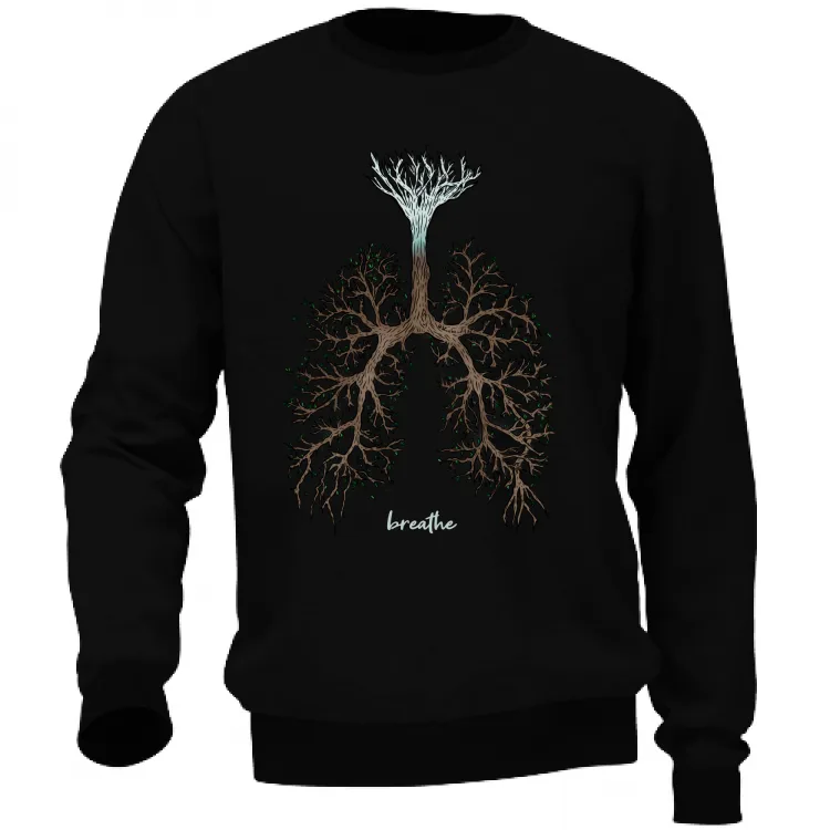Breathe - scritta bianca